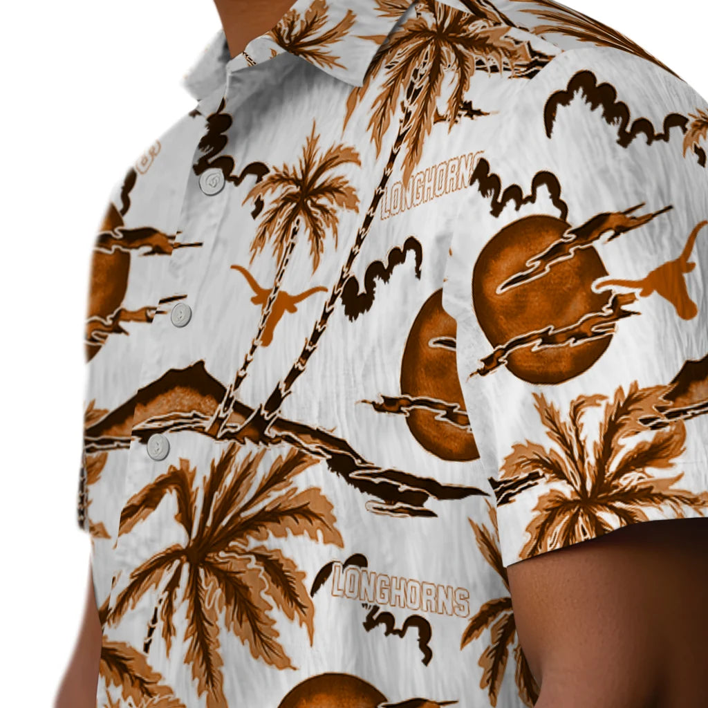 Texas Longhorns Hawaiian Shirt - Palm Sunset | Hula Hawaiian Shirts
