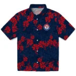 Texas Rangers Hawaiian Shirt - 50th State Flower | Hula Hawaiian Shirts