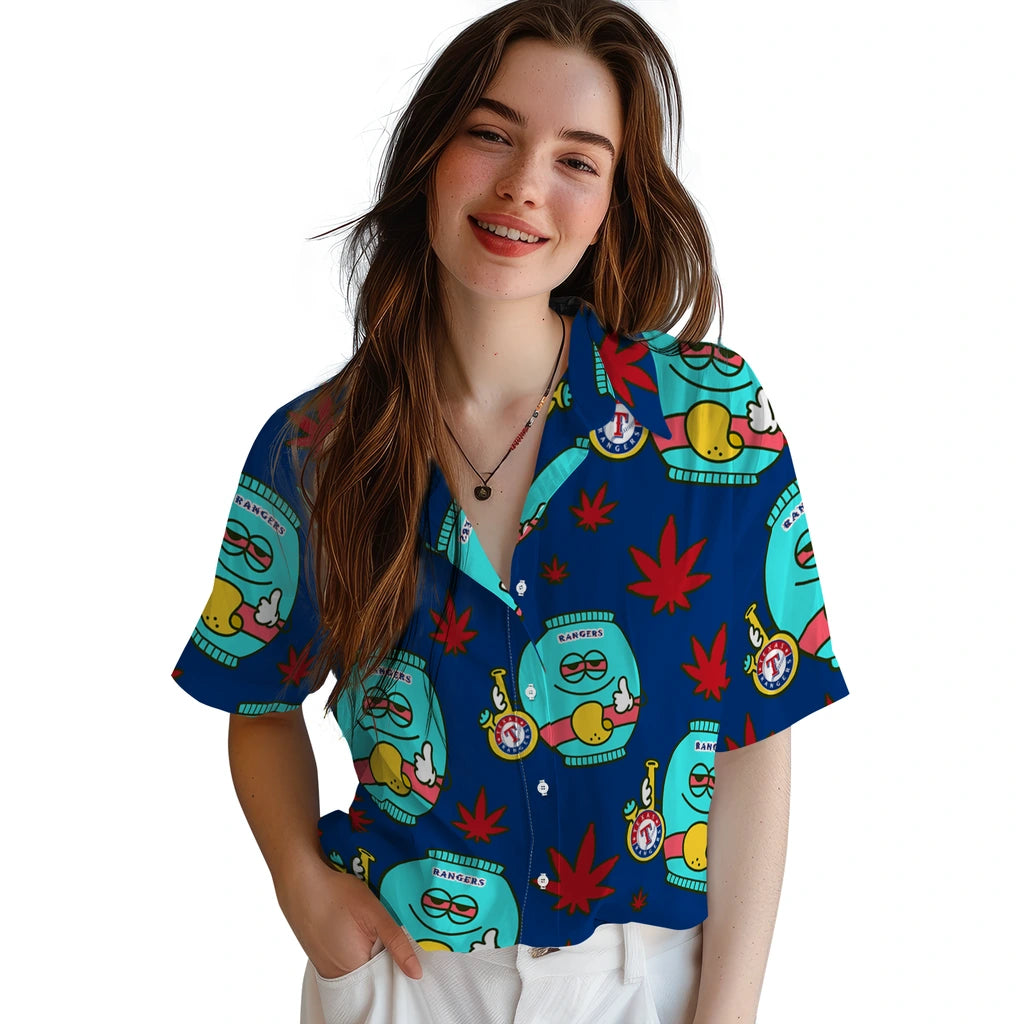 Texas Rangers Hawaiian Shirt - Chill Vibe | Hula Hawaiian Shirts