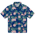Texas Rangers Hawaiian Shirt - Flamingo and Hibiscus | Hula Hawaiian Shirts