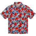 Texas Rangers Hawaiian Shirt - Hibiscus Fiesta | Hula Hawaiian Shirts