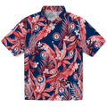 Texas Rangers Hawaiian Shirt - Palm Leaves | Hula Hawaiian Shirts