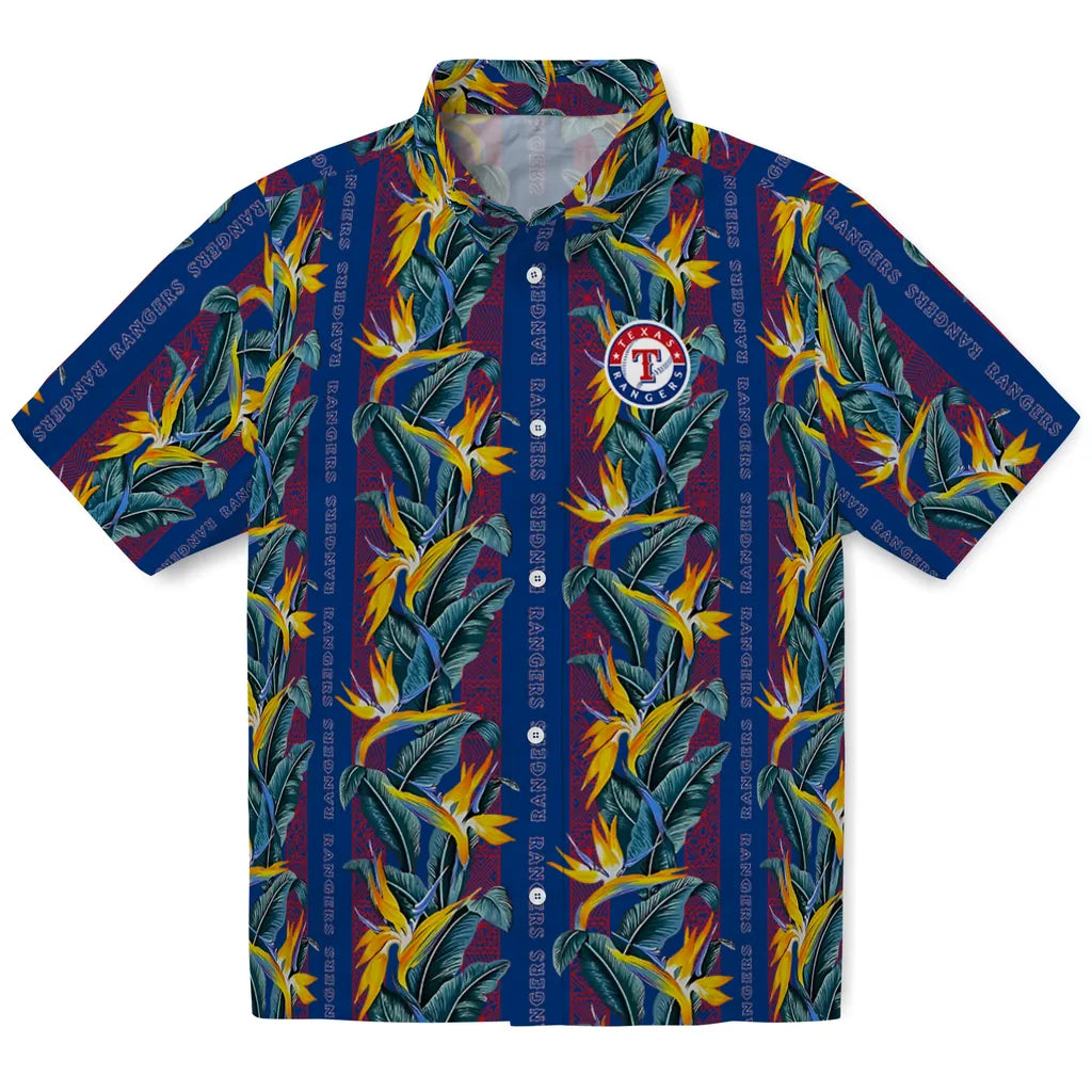 Texas Rangers Hawaiian Shirt - Paradise Vines | Hula Hawaiian Shirts