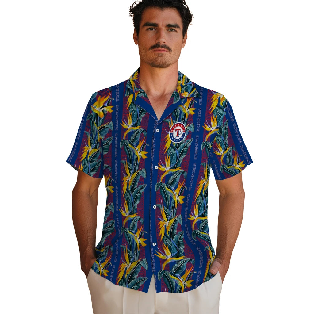 Texas Rangers Hawaiian Shirt - Paradise Vines | Hula Hawaiian Shirts