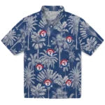 Texas Rangers Hawaiian Shirt - Vintage Palm Tree | Hula Hawaiian Shirts