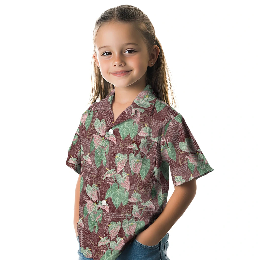 Texas State Bobcats Hawaiian Shirt - Anthurium Overlay | Hula Hawaiian Shirts