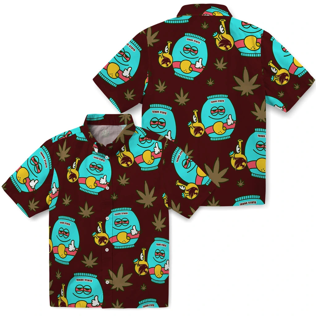 Texas State Bobcats Hawaiian Shirt - Chill Vibe | Hula Hawaiian Shirts