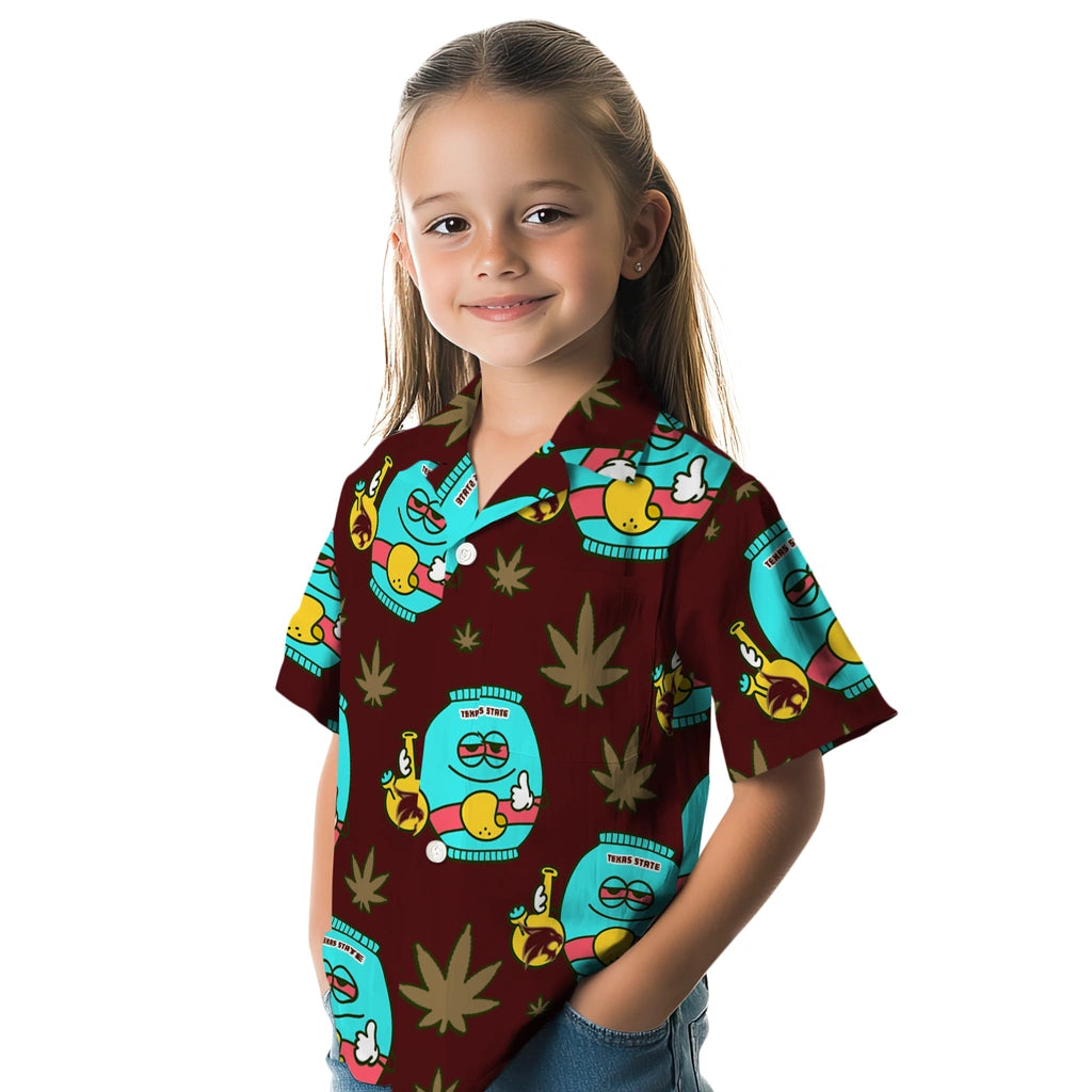Texas State Bobcats Hawaiian Shirt - Chill Vibe | Hula Hawaiian Shirts
