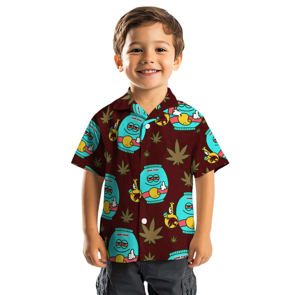 Texas State Bobcats Hawaiian Shirt - Chill Vibe | Hula Hawaiian Shirts