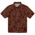 Texas State Bobcats Hawaiian Shirt - Leaf Outline | Hula Hawaiian Shirts