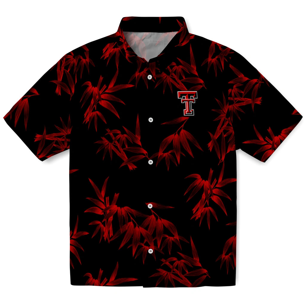 Texas Tech Red Raiders Hawaiian Shirt - Bamboo Branches | Hula Hawaiian Shirts