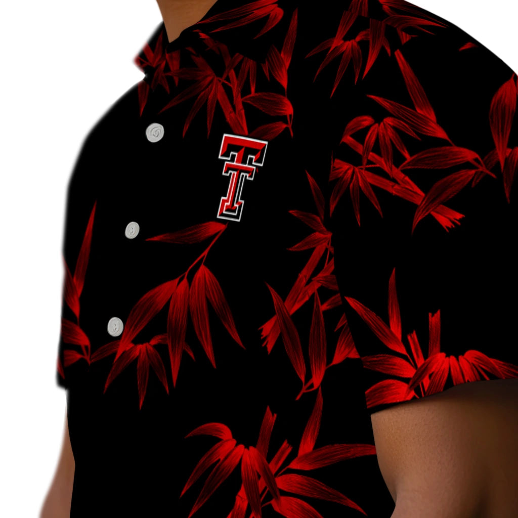 Texas Tech Red Raiders Hawaiian Shirt - Bamboo Branches | Hula Hawaiian Shirts