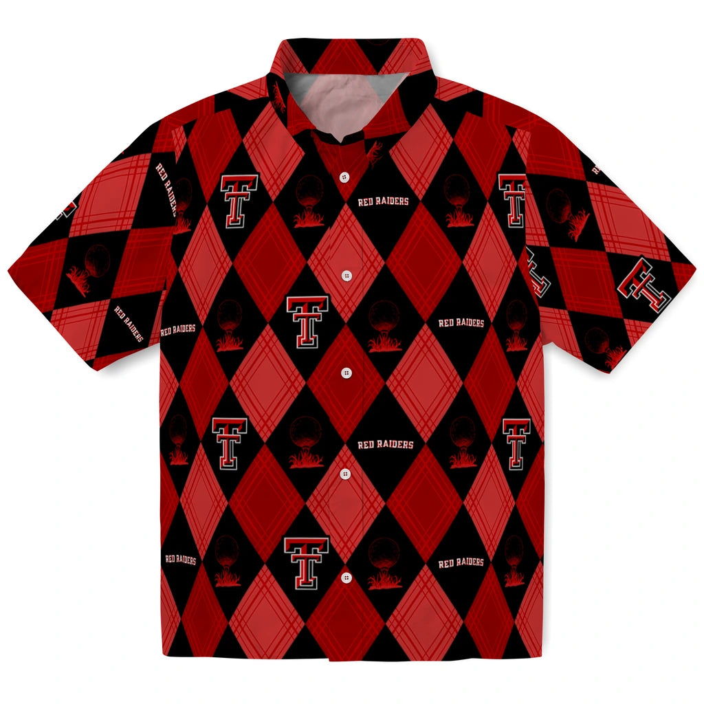 Texas Tech Red Raiders Hawaiian Shirt - Golfing Plaid | Hula Hawaiian Shirts