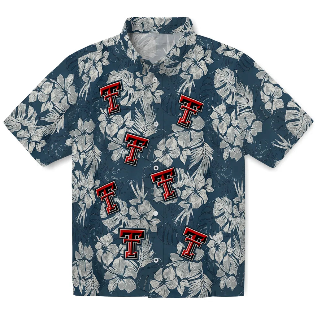 Texas Tech Red Raiders Hawaiian Shirt - Hibiscus Flowers | Hula Hawaiian Shirts