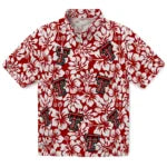 Texas Tech Red Raiders Hawaiian Shirt - Hibiscus Motif | Hula Hawaiian Shirts