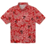Texas Tech Red Raiders Hawaiian Shirt - Hibiscus Oasis | Hula Hawaiian Shirts