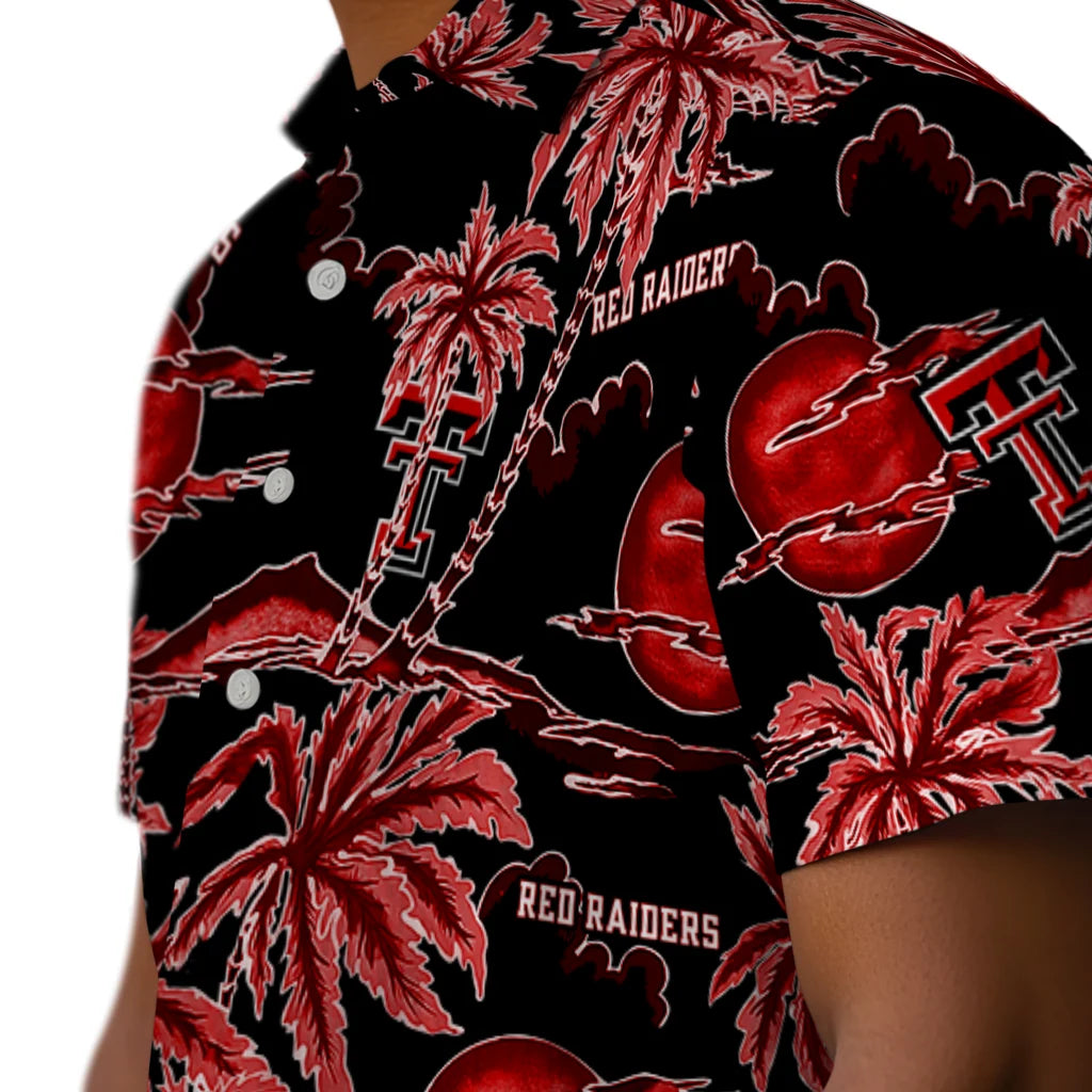 Texas Tech Red Raiders Hawaiian Shirt - Palm Sunset | Hula Hawaiian Shirts
