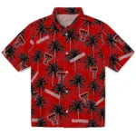Texas Tech Red Raiders Hawaiian Shirt - Palm Tree Motif | Hula Hawaiian Shirts