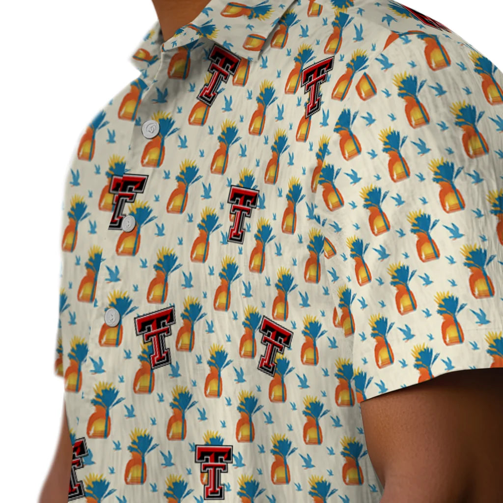 Texas Tech Red Raiders Hawaiian Shirt - Pineapple Delight | Hula Hawaiian Shirts