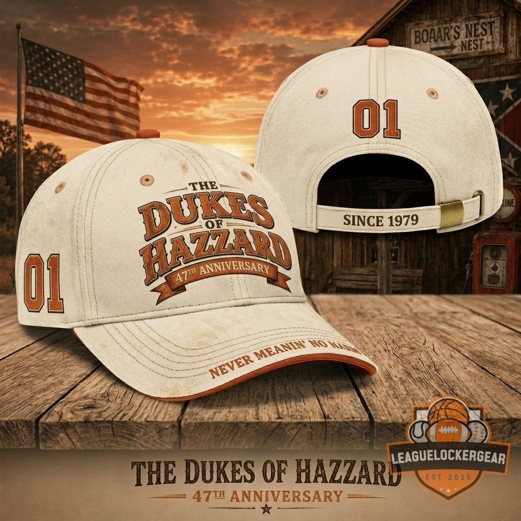 The Dukes of Hazzard 1979-2026 47th Anniversary T-Shirt - LeagueLockerGear