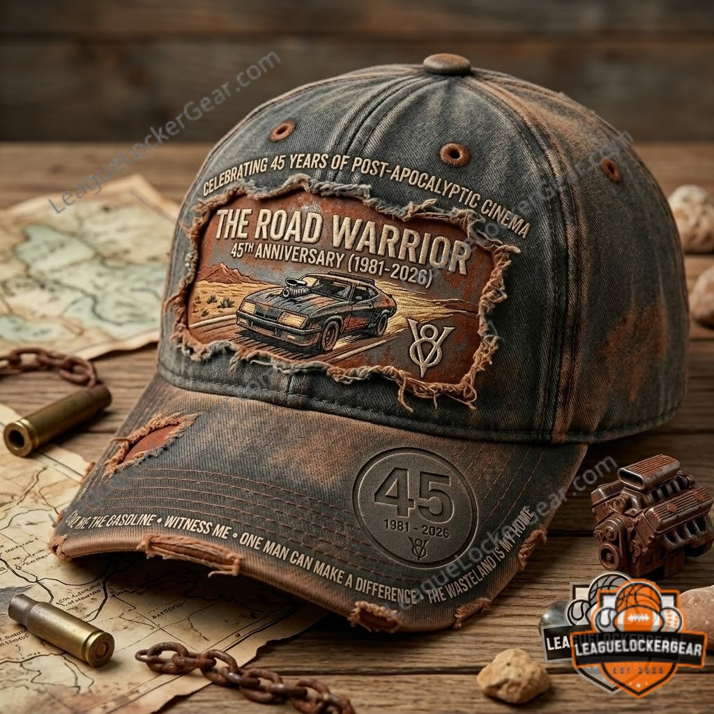 The Road Warrior 45th Anniversary Baseball Cap - LeagueLockerGear