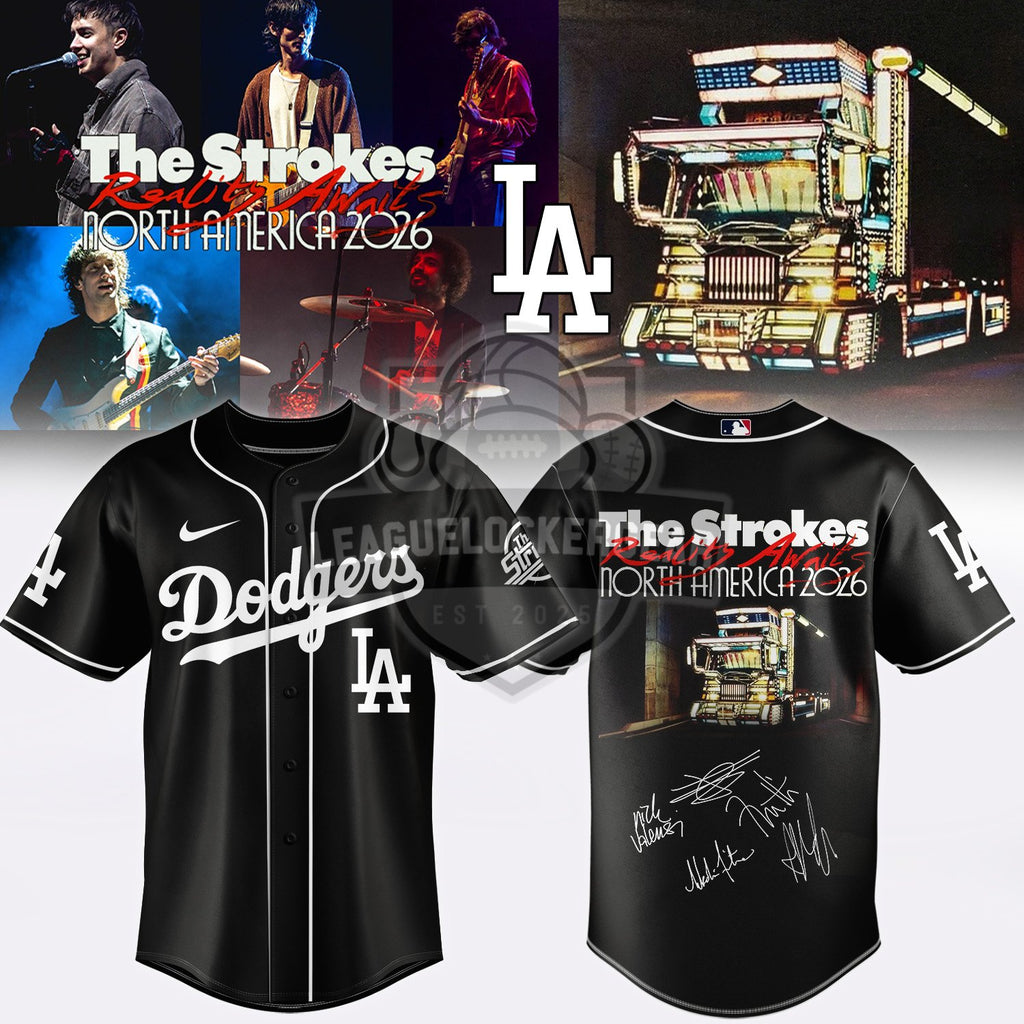 All Team MLB x The Strokes Road Awaits North America 2026 Baseball Jersey - LeagueLockerGear