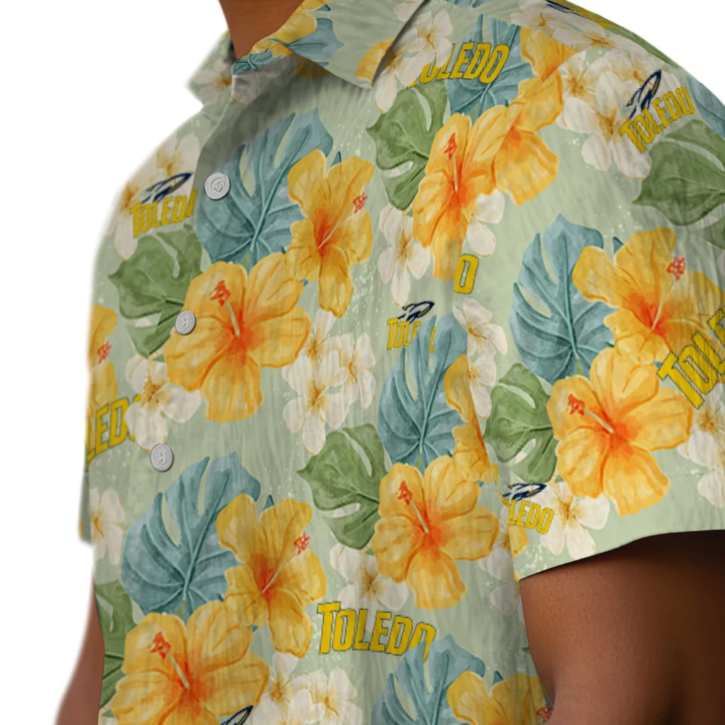 Toledo Rockets Hawaiian Shirt - Hibiscus Mood | Hula Hawaiian Shirts