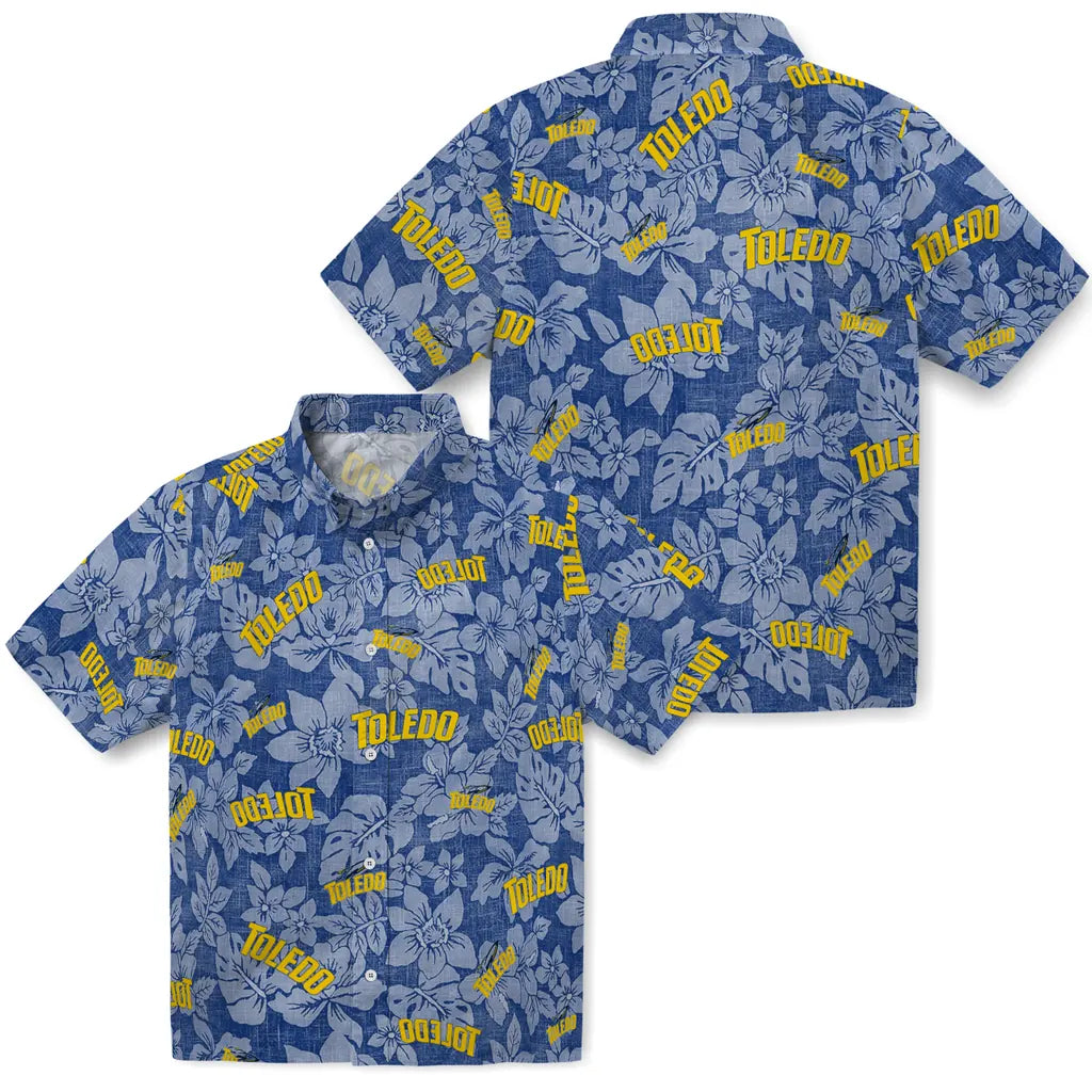 Toledo Rockets Hawaiian Shirt - Hibiscus Oasis | Hula Hawaiian Shirts