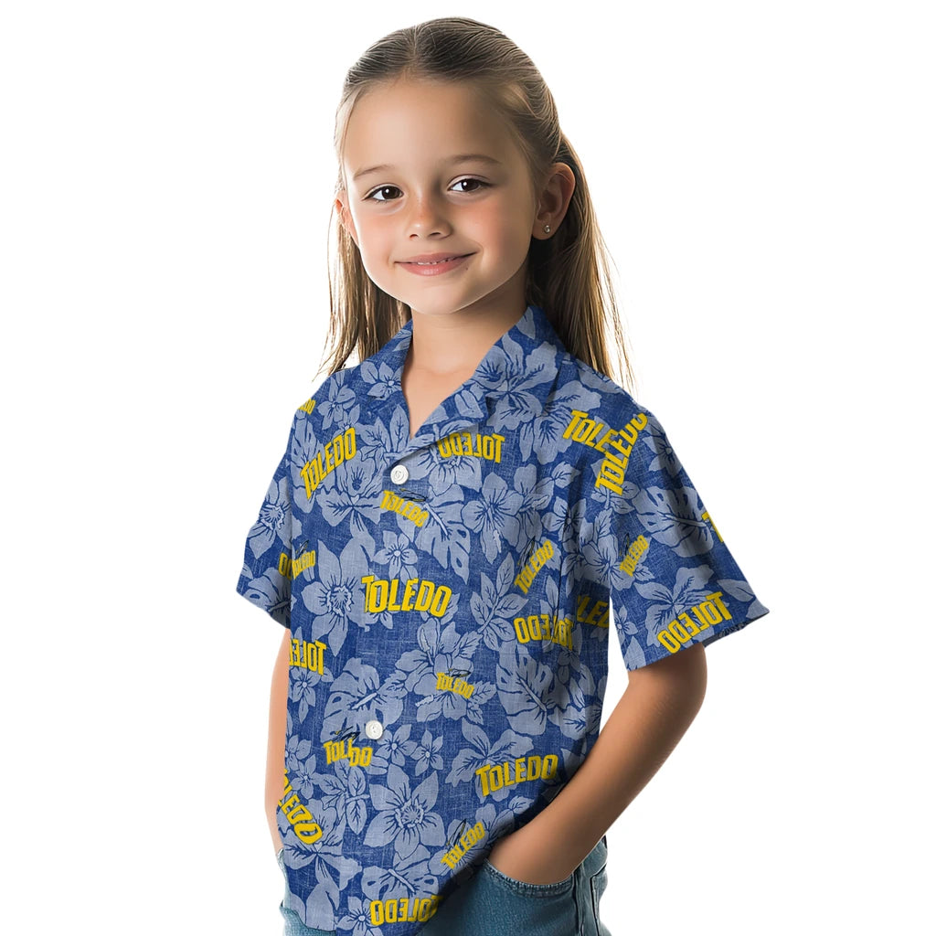 Toledo Rockets Hawaiian Shirt - Hibiscus Oasis | Hula Hawaiian Shirts