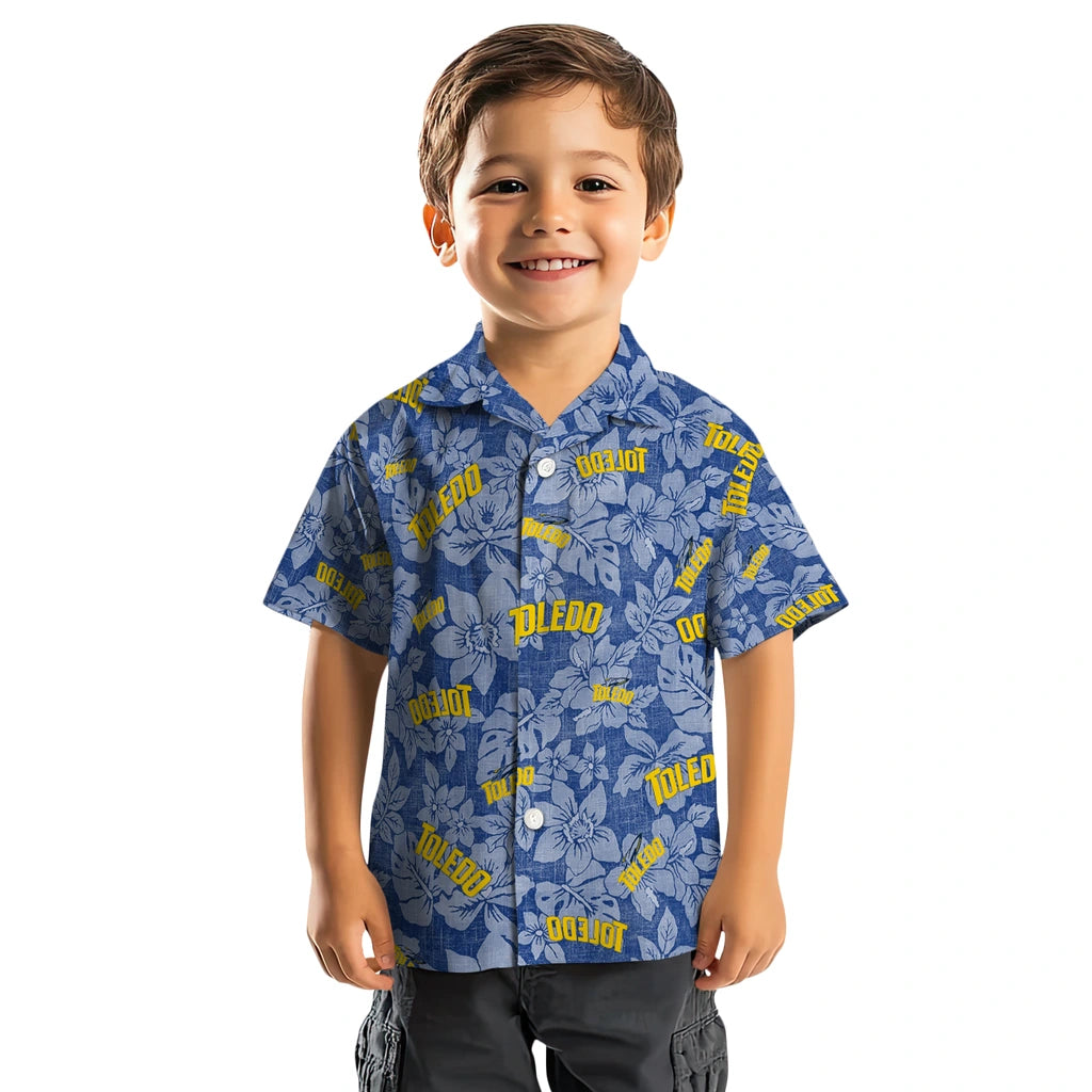 Toledo Rockets Hawaiian Shirt - Hibiscus Oasis | Hula Hawaiian Shirts