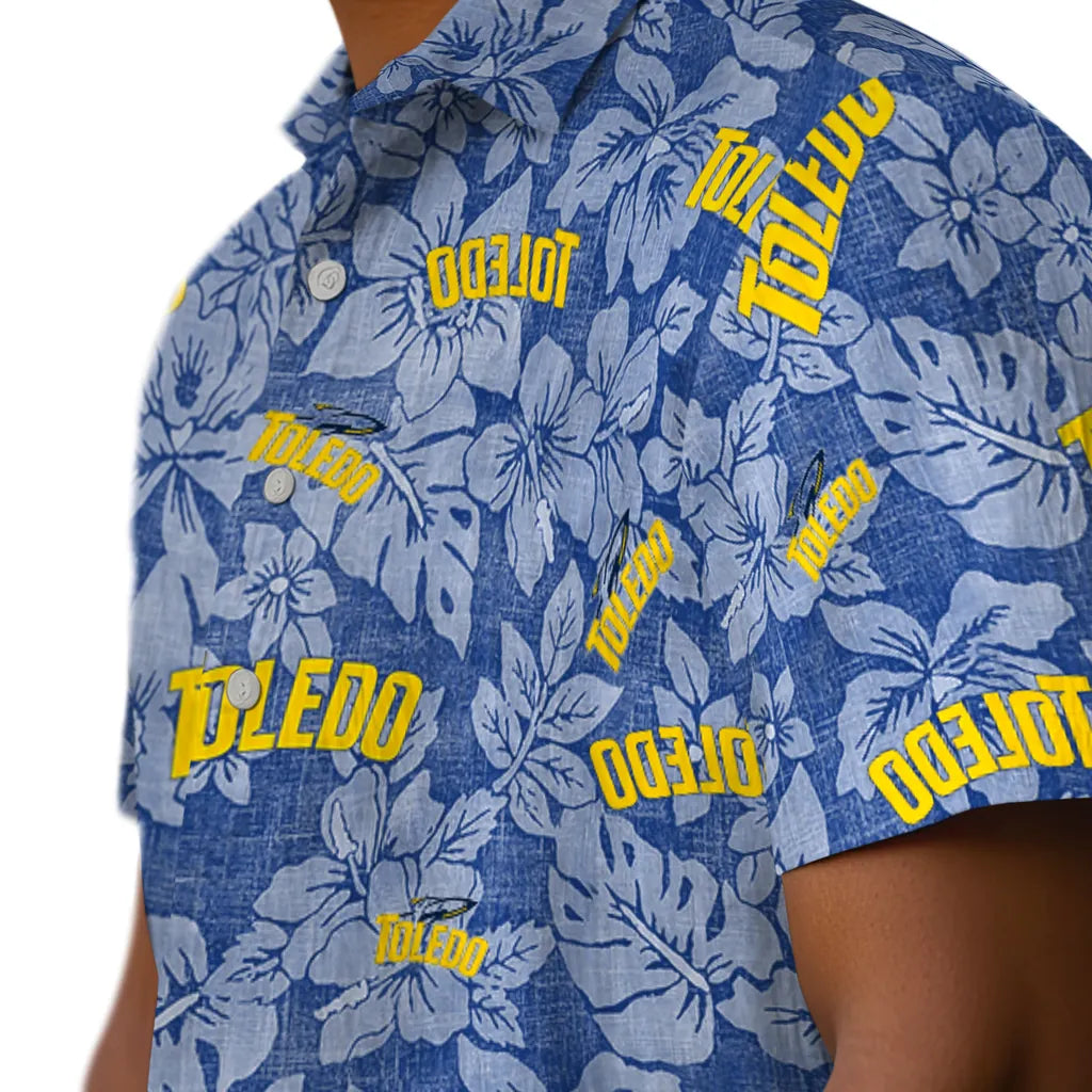 Toledo Rockets Hawaiian Shirt - Hibiscus Oasis | Hula Hawaiian Shirts