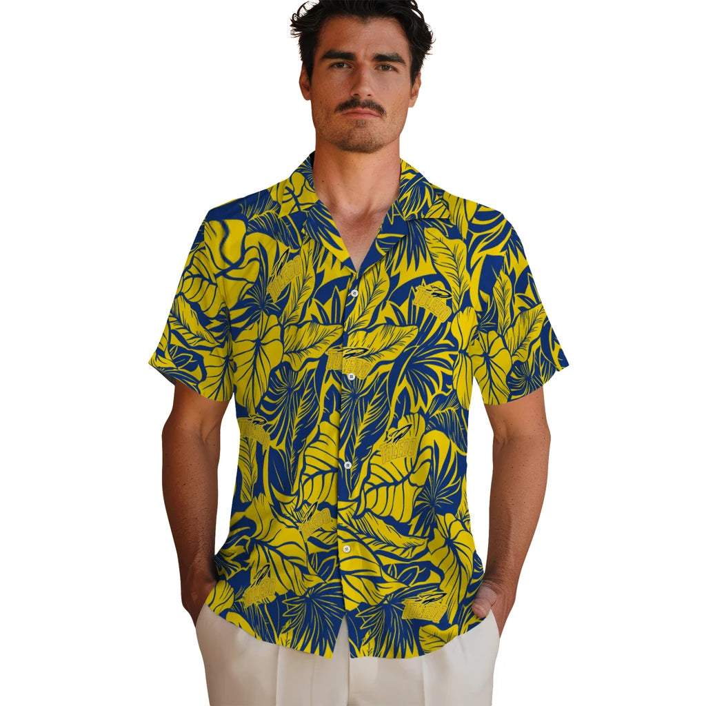 Toledo Rockets Hawaiian Shirt - Monstera Layer | Hula Hawaiian Shirts