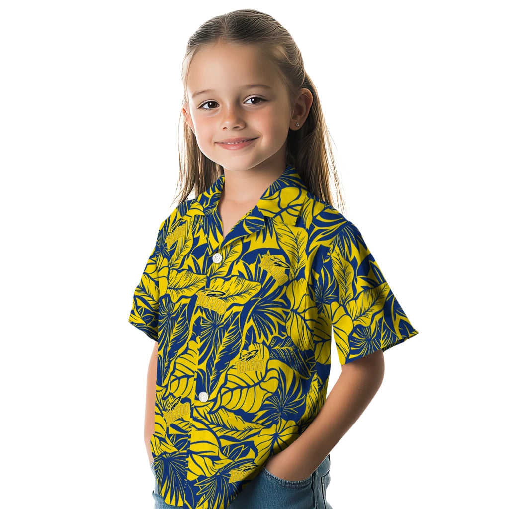 Toledo Rockets Hawaiian Shirt - Monstera Layer | Hula Hawaiian Shirts