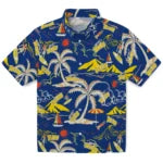 Toledo Rockets Hawaiian Shirt - Palm Tree Island | Hula Hawaiian Shirts