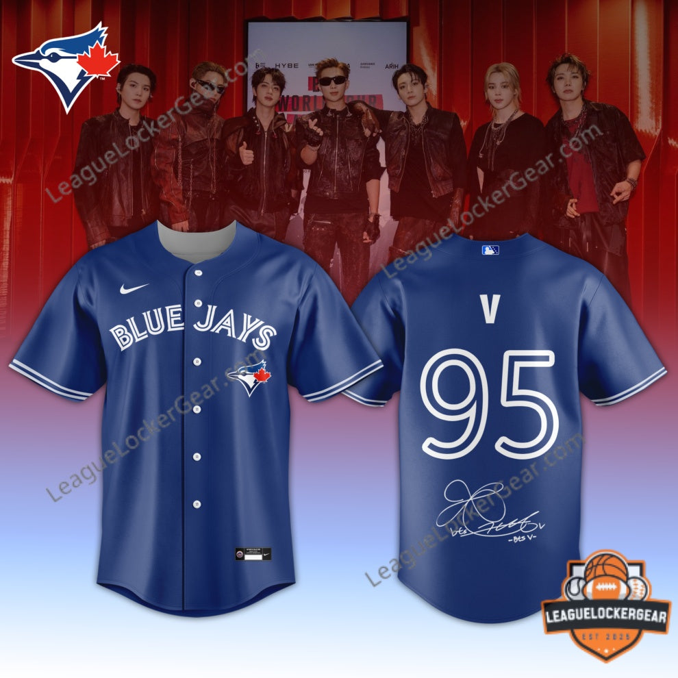 Toronto Blue Jays BTS 2026 World Tour Baseball Jersey