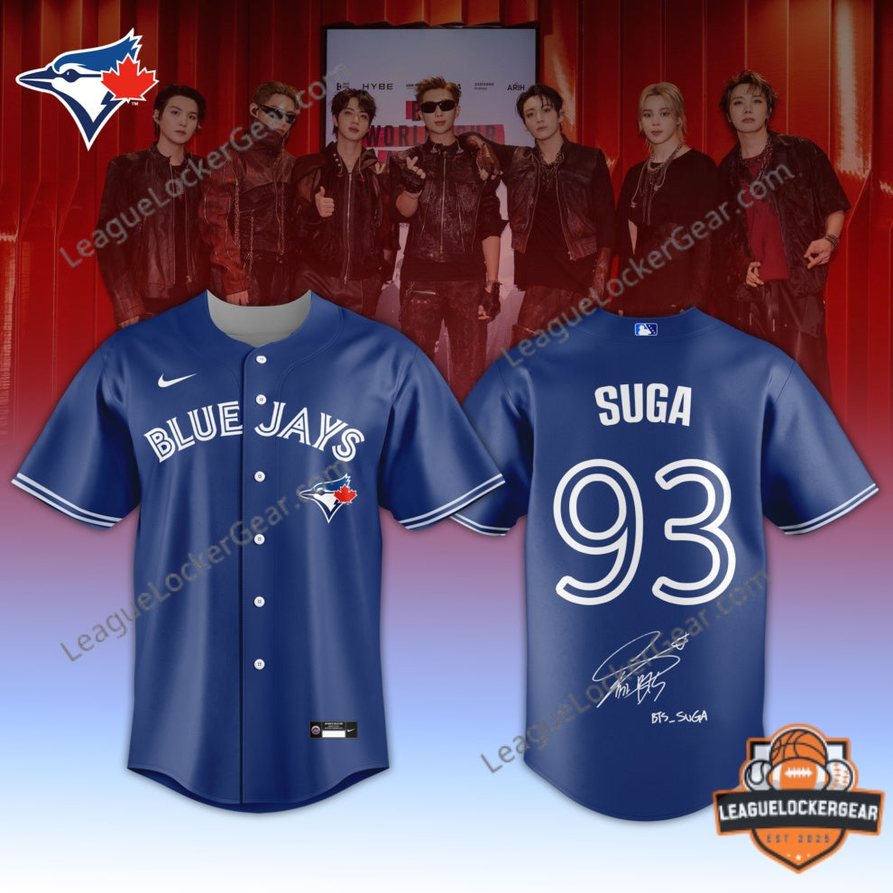 Toronto Blue Jays BTS 2026 World Tour Baseball Jersey