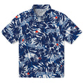 Toronto Blue Jays Hawaiian Shirt - Hibiscus Overlay | Hula Hawaiian Shirts