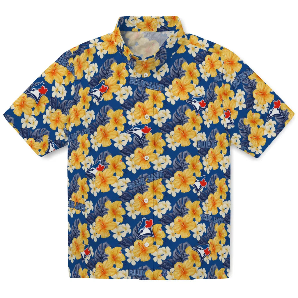 Toronto Blue Jays Hawaiian Shirt - Hibiscus Tropics | Hula Hawaiian Shirts