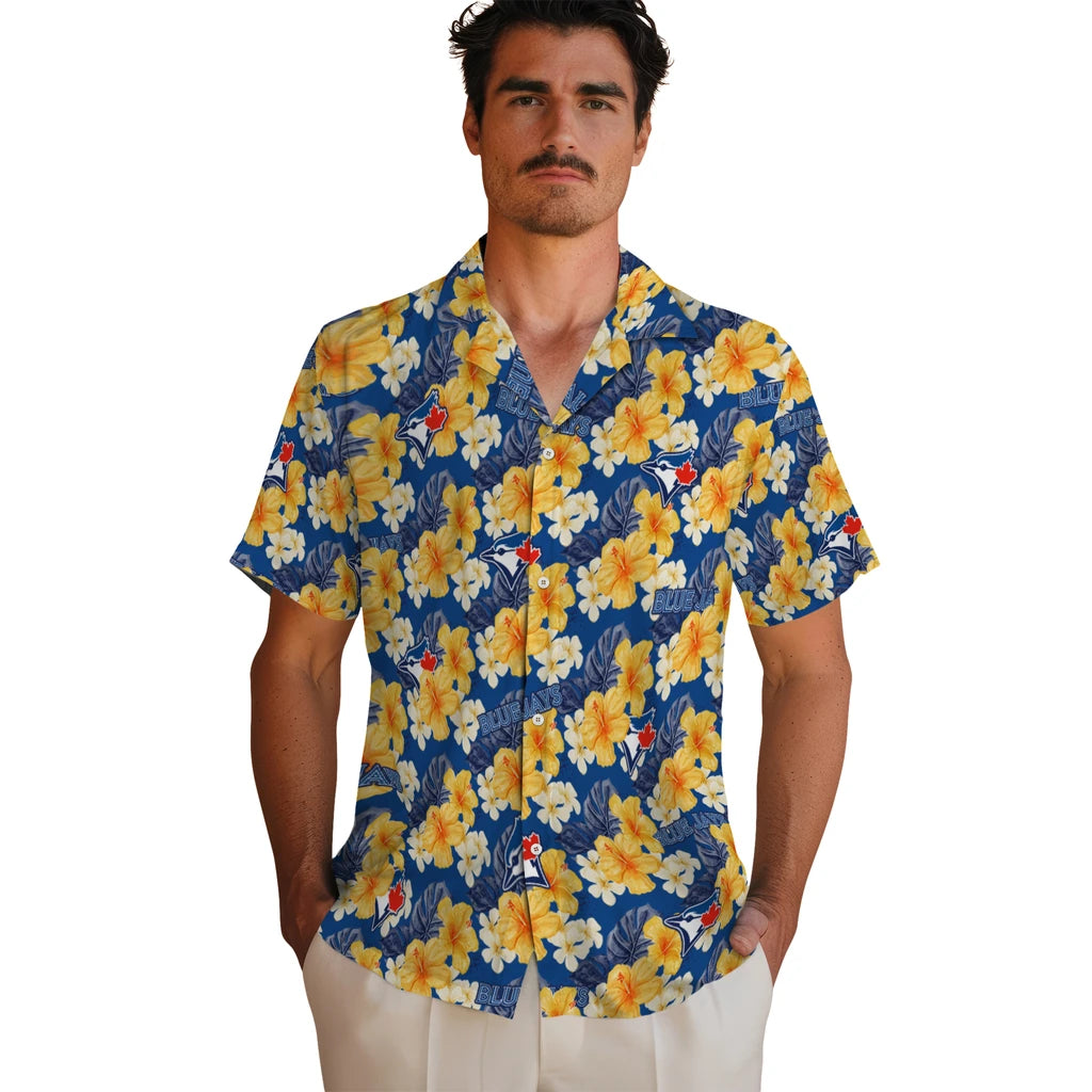 Toronto Blue Jays Hawaiian Shirt - Hibiscus Tropics | Hula Hawaiian Shirts