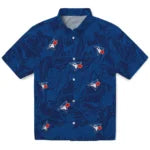 Toronto Blue Jays Hawaiian Shirt - Monstera Layer | Hula Hawaiian Shirts
