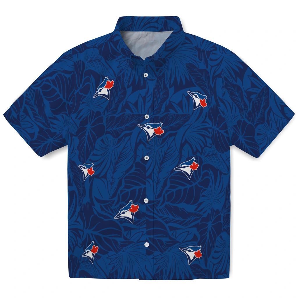 Toronto Blue Jays Hawaiian Shirt - Monstera Layer | Hula Hawaiian Shirts