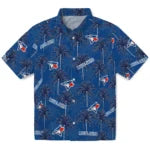 Toronto Blue Jays Hawaiian Shirt - Palm Tree Motif | Hula Hawaiian Shirts