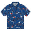 Toronto Blue Jays Hawaiian Shirt - Palm Tree Motif | Hula Hawaiian Shirts