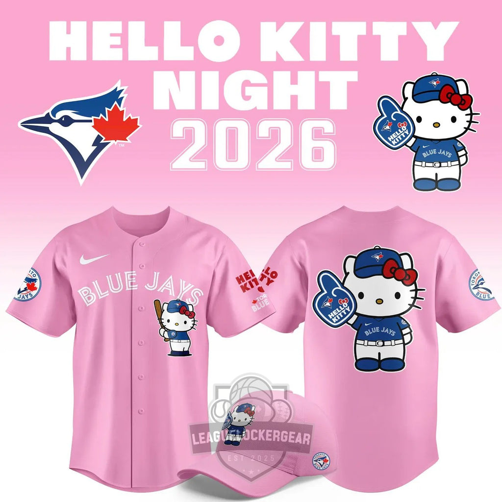 Toronto Blue Jays Hello Kitty Night 2026 Baseball Jersey - LeagueLockerGear