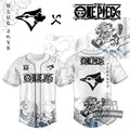 Toronto Blue Jays One Piece Luffy Gear 5 Baseball Jersey - LeagueLockerGear