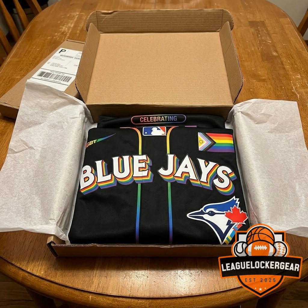 Toronto Blue Jays Pride Month Baseball Jersey - LeagueLockerGear