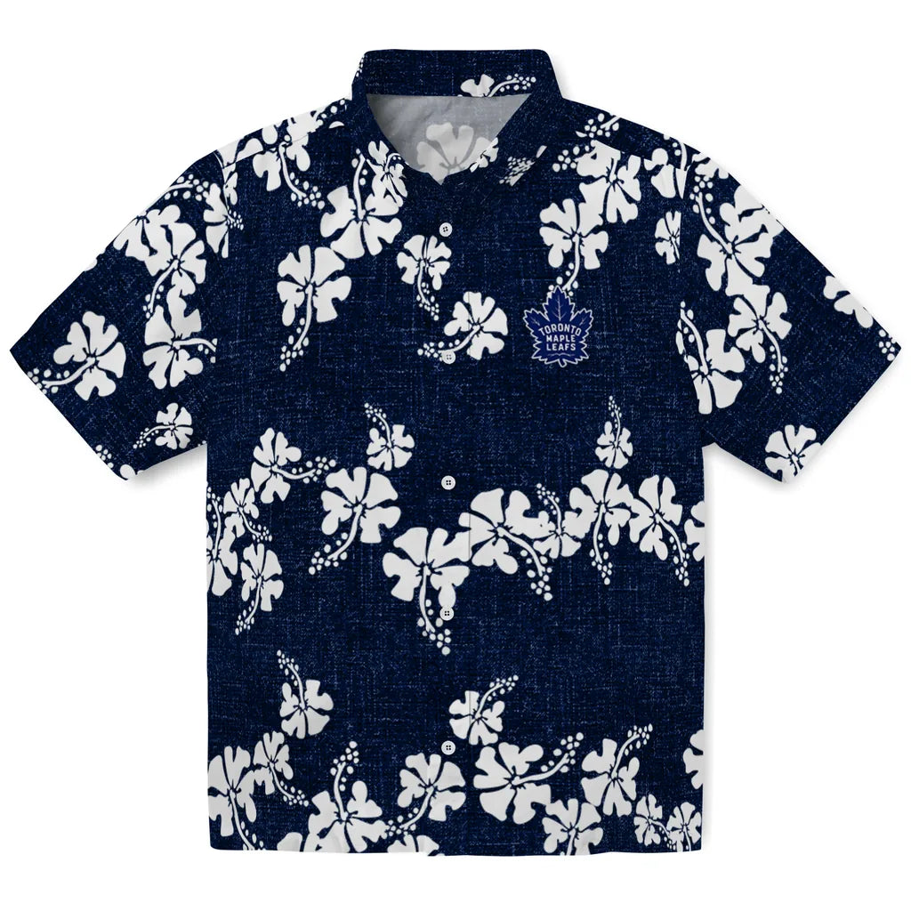 Toronto Maple Leafs Hawaiian Shirt - 50th State Flower | Hula Hawaiian Shirts