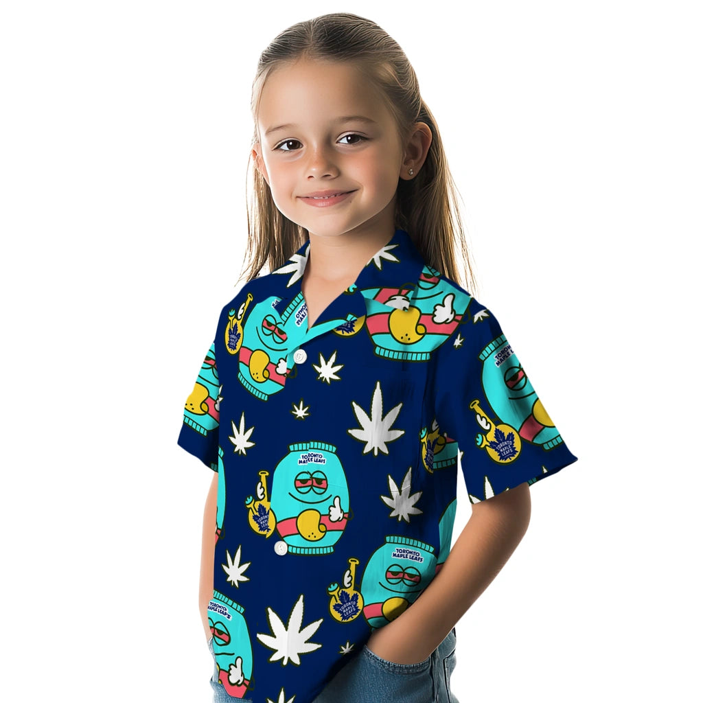 Toronto Maple Leafs Hawaiian Shirt - Chill Vibe | Hula Hawaiian Shirts