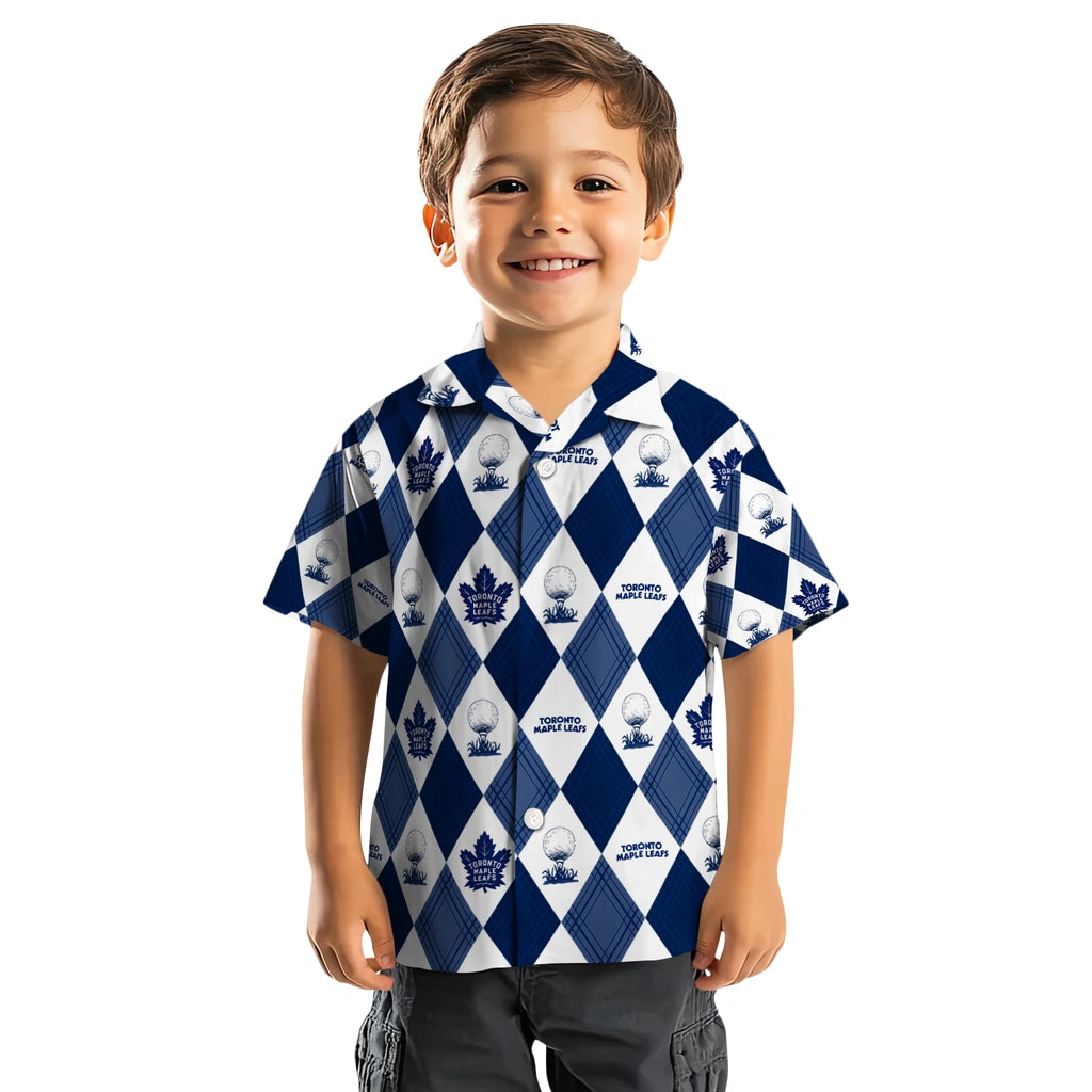 Toronto Maple Leafs Hawaiian Shirt - Golfing Plaid | Hula Hawaiian Shirts