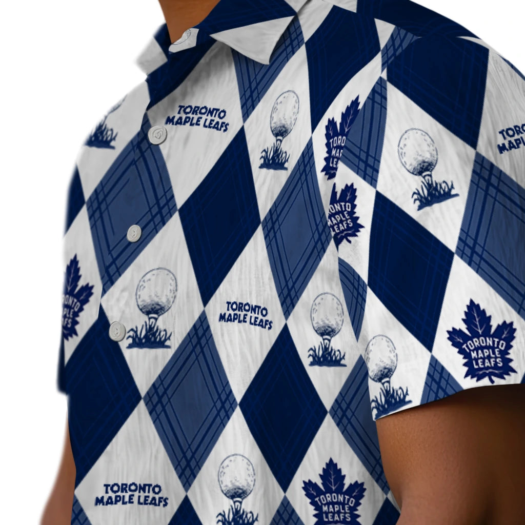 Toronto Maple Leafs Hawaiian Shirt - Golfing Plaid | Hula Hawaiian Shirts